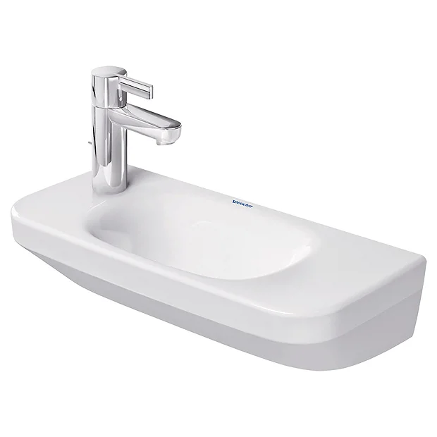 Duravit DuraStyle 500mm 1TH Wall Hung Handrinse Basin 3 Duravit DuraStyle 500mm 1TH Wall Hung Handrinse Basin