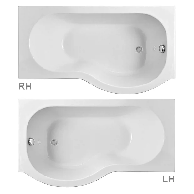 Cruze Bathroom Cruze P Shaped Shower Bath - 1500mm With Screen & Panel 6 Cruze Bathroom Cruze P Shaped Shower Bath - 1500mm With Screen & Panel - Image 4