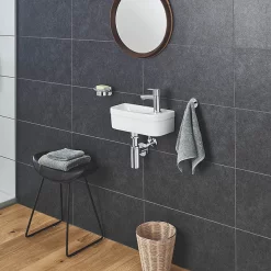 Grohe Euro 370mm 1TH Compact Right Hand Wall Hung Basin -Victorian Plumbing shop 39327000 d2