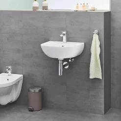 Grohe Bau Ceramic 450mm 1TH Wall Hung Basin 11 Grohe Bau Ceramic 450mm 1TH Wall Hung Basin -Victorian Plumbing shop 39424000 d3