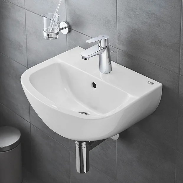 Grohe Bau Ceramic 450mm 1TH Wall Hung Basin 3 Grohe Bau Ceramic 450mm 1TH Wall Hung Basin
