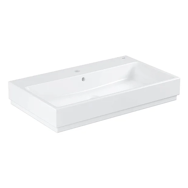 Grohe Cube Ceramic 800mm 1TH Wall Hung Basin 4 Grohe Cube Ceramic 800mm 1TH Wall Hung Basin - Image 2