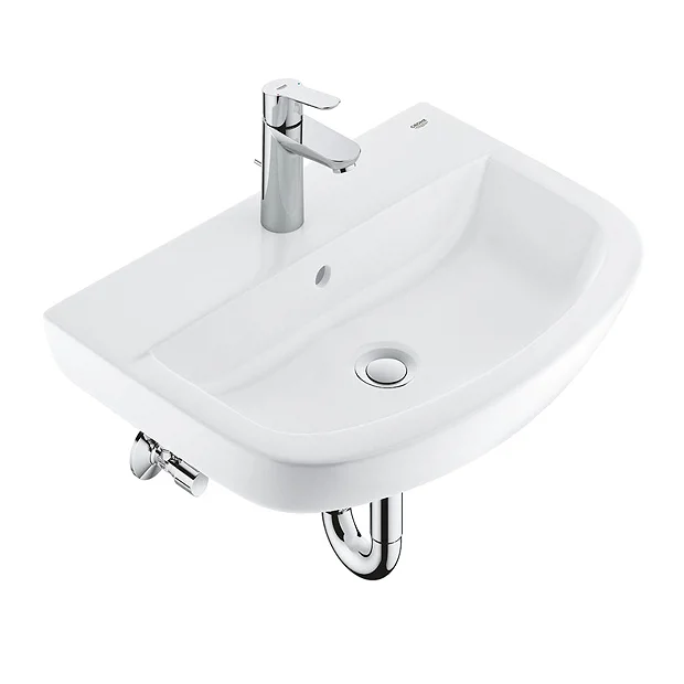 Grohe Bau Ceramic 550mm Complete Basin Package (Tap + Waste Included) 4 Grohe Bau Ceramic 550mm Complete Basin Package (Tap + Waste Included) - Image 2
