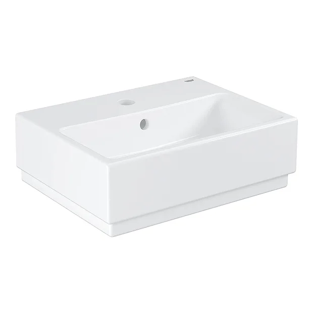 Grohe Cube Ceramic 450mm 1TH Wall Hung Basin 4 Grohe Cube Ceramic 450mm 1TH Wall Hung Basin - Image 2