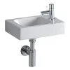 Twyford Bathroom Twyford 3D 380mm 1TH Handrinse Basin -Victorian Plumbing shop 3d4811wh l