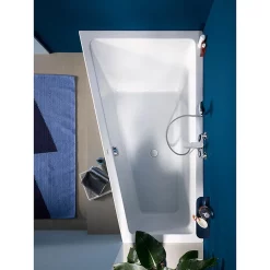 Duravit No.1 Trapezoidal Bath + Support Feet (Left Hand) -Victorian Plumbing shop 700504000000000 d3