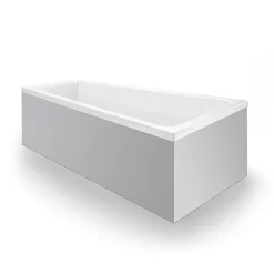 Duravit No.1 Trapezoidal Bath + Support Feet (Left Hand)