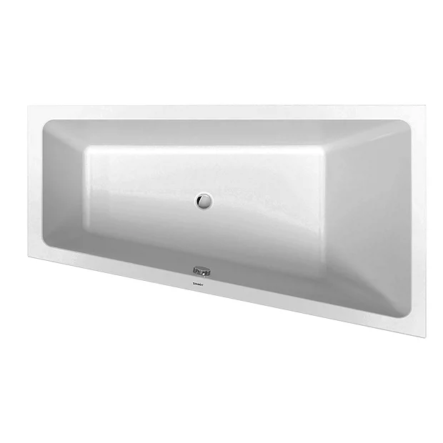 Duravit No.1 Trapezoidal Bath + Support Feet (Right Hand) 5 Duravit No.1 Trapezoidal Bath + Support Feet (Right Hand) - Image 3