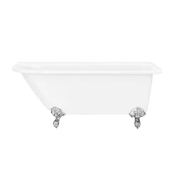 Victorian Plumbing Appleby 1550 Roll Top Shower Bath + Chrome Leg Set 13 Victorian Plumbing Appleby 1550 Roll Top Shower Bath + Chrome Leg Set -Victorian Plumbing shop ap1550b n d1