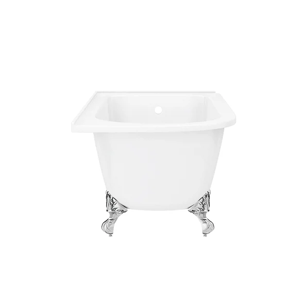 Victorian Plumbing Appleby 1550 Roll Top Shower Bath + Chrome Leg Set 3 Victorian Plumbing Appleby 1550 Roll Top Shower Bath + Chrome Leg Set