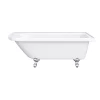 Victorian Plumbing Appleby 1700 Roll Top Shower Bath + Chrome Leg Set 2 Victorian Plumbing Appleby 1700 Roll Top Shower Bath + Chrome Leg Set -Victorian Plumbing shop ap1700b new detail6