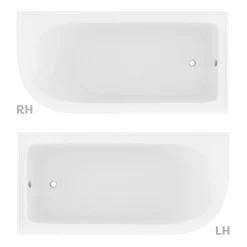 Victorian Plumbing Appleby 1550 Roll Top Shower Bath + Brushed Brass Leg Set -Victorian Plumbing shop aprh15bb d2