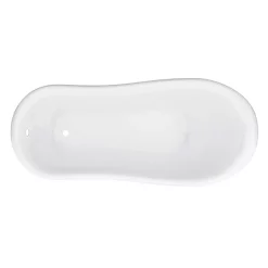 Victorian Plumbing Astoria 1710 Roll Top Slipper Bath + Antique Brass Leg Set -Victorian Plumbing shop ast1710abdetail02a 1