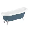 Victorian Plumbing Astoria Blue 1710 Roll Top Slipper Bath W. Ball + Claw Leg Set 1 Victorian Plumbing Astoria Blue 1710 Roll Top Slipper Bath W. Ball + Claw Leg Set -Victorian Plumbing shop astoriablue1710rolltopslipperbathd6