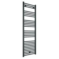 Victorian Plumbing Diamond Heated Towel Rail - W500 X H1600mm - Anthracite - Straight 5 Victorian Plumbing Diamond Heated Towel Rail - W500 X H1600mm - Anthracite - Straight -Victorian Plumbing shop atr516 l