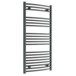 Victorian Plumbing Diamond Curved Heated Towel Rail - W600 X H1200mm - Anthracite 5 Victorian Plumbing Diamond Curved Heated Towel Rail - W600 X H1200mm - Anthracite -Victorian Plumbing shop atr612c l