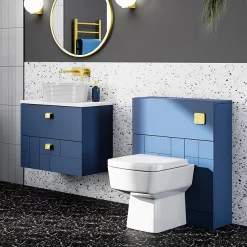 Arezzo Ribbed Round Counter Top Basin - 358mm Diameter -Victorian Plumbing shop az103 d4