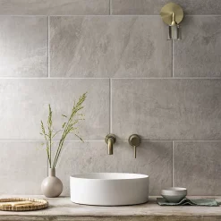 Arezzo 352mm Matt White Round Counter Top Basin -Victorian Plumbing shop az110amw d4