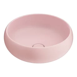 Arezzo Round Counter Top Basin (360mm Diameter - Matt Pink)