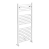 Arezzo Cube Matt White 1100 X 500 Heated Towel Rail 1 Arezzo Cube Matt White 1100 X 500 Heated Towel Rail -Victorian Plumbing shop az125mwsq l1
