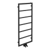 Arezzo Matt Black 1200 X 500 Ladder Heated Towel Rail -Victorian Plumbing shop az12mb d4
