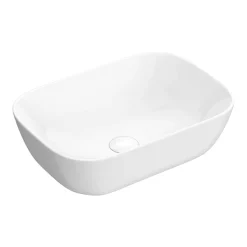 Arezzo Stone Resin Floating Basin Shelf Incl. 2 Curved Rectangular Basins - 1200mm Wide 12 Arezzo Stone Resin Floating Basin Shelf Incl. 2 Curved Rectangular Basins - 1200mm Wide -Victorian Plumbing shop az12mwslfb2 n d3