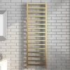 Arezzo Cube Brushed Brass 1600 X 500 Heated Towel Rail 1 Arezzo Cube Brushed Brass 1600 X 500 Heated Towel Rail -Victorian Plumbing shop az165bbsq n d2