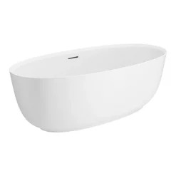Arezzo 1700 X 800 Matt White Solid Stone Modern Double Ended Bath 12 Arezzo 1700 X 800 Matt White Solid Stone Modern Double Ended Bath -Victorian Plumbing shop az168slwd3