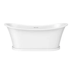 Arezzo 1690 X 750 Matt White Solid Stone Traditional Roll Top Slipper Bath -Victorian Plumbing shop az175sband2