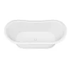 Arezzo 1690 X 750 Matt White Solid Stone Traditional Roll Top Slipper Bath 1 Arezzo 1690 X 750 Matt White Solid Stone Traditional Roll Top Slipper Bath -Victorian Plumbing shop az175sband4