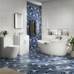 Arezzo 1700 X 750 Matt White Solid Stone Modern Slipper Bath