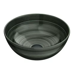 Arezzo Round Brushed Dark Green Counter Top Basin 0TH - 358mm Diameter 8 Arezzo Round Brushed Dark Green Counter Top Basin 0TH - 358mm Diameter -Victorian Plumbing shop az17dg detail1