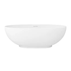 Arezzo 1690 X 800 Matt White Solid Stone Curved Double Ended Bath -Victorian Plumbing shop az17sba n d3