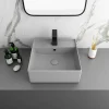 Arezzo 405mm Matt Grey Square Wall Mounted / Counter Top Basin -Victorian Plumbing shop az4bmh n d3