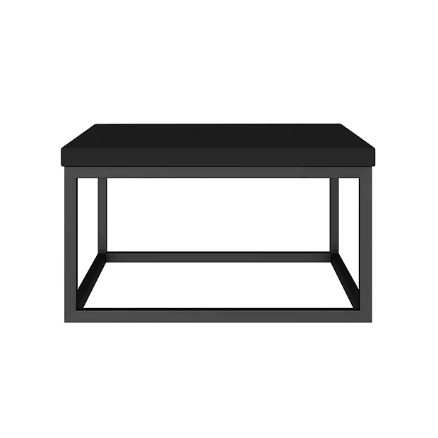 Arezzo 500 Matt Black Stone Resin Worktop With Matt Black Wall Mounted Frame 3 Arezzo 500 Matt Black Stone Resin Worktop With Matt Black Wall Mounted Frame