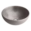 Arezzo Round 410mm Silver Mottled Design Ceramic Counter Top Basin -Victorian Plumbing shop az7226ss d2