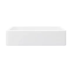 Arezzo 600 X 390mm Gloss White Rectangular Counter Top Basin 10 Arezzo 600 X 390mm Gloss White Rectangular Counter Top Basin -Victorian Plumbing shop az7813nd1
