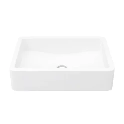 Arezzo 600 X 390mm Gloss White Rectangular Counter Top Basin 11 Arezzo 600 X 390mm Gloss White Rectangular Counter Top Basin -Victorian Plumbing shop az7813nd2