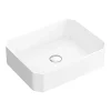 Arezzo 500 X 365mm Slim 8-Sided Rectangular Counter Top Basin 1 Arezzo 500 X 365mm Slim 8-Sided Rectangular Counter Top Basin -Victorian Plumbing shop az78178 nw d1