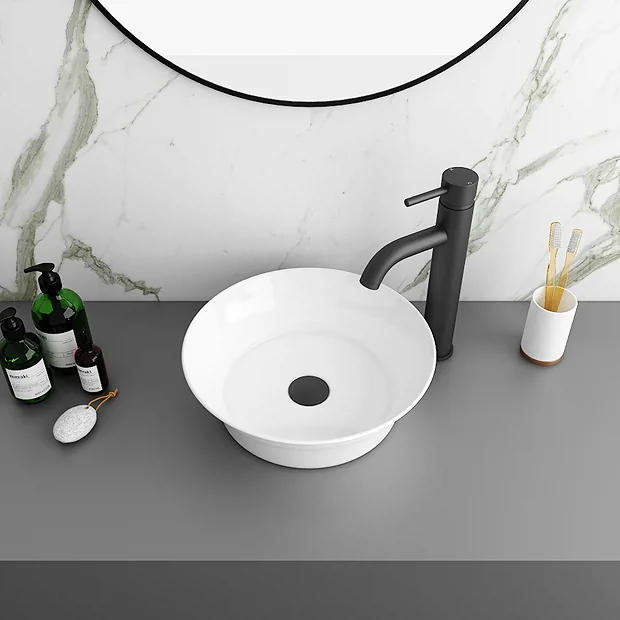 Arezzo Round 355mm Modern Counter Top Basin 3 Arezzo Round 355mm Modern Counter Top Basin