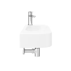 Arezzo 710 X 275mm Curved Wall Hung 1TH Basin -Victorian Plumbing shop az78517 n d3