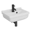 Arezzo Wall Hung Cloakroom Basin 1TH - 460 X 330mm 1 Arezzo Wall Hung Cloakroom Basin 1TH - 460 X 330mm -Victorian Plumbing shop az7957d3