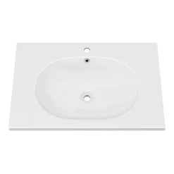 Arezzo 700 Wall Hung Basin With Chrome Towel Rail Frame -Victorian Plumbing shop az7chrfrm n d3