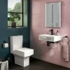 Arezzo 500 X 400 Modern Wall Mounted / Counter Top 1TH Basin -Victorian Plumbing shop az814c n d3