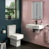 Arezzo 600 X 400 Modern Wall Mounted / Counter Top 1TH Basin -Victorian Plumbing shop az814d n d3