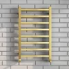 Arezzo Cube Brushed Brass 800 X 500 Heated Towel Rail -Victorian Plumbing shop az85bbsq n d3