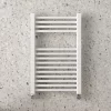Arezzo Cube Matt White 690 X 500 Heated Towel Rail -Victorian Plumbing shop az85mwsqd1