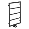 Arezzo Matt Black 800 X 500 Ladder Heated Towel Rail 1 Arezzo Matt Black 800 X 500 Ladder Heated Towel Rail -Victorian Plumbing shop az8mb d4