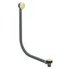 Arezzo Corner Modern Free Standing Bath (1270 X 1270mm) With Brushed Brass Waste -Victorian Plumbing shop azb27bb d3