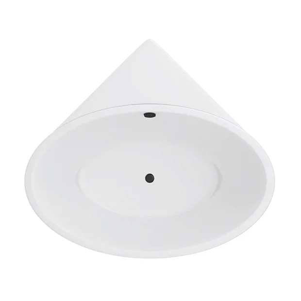 Arezzo Corner Modern Free Standing Bath (1270 X 1270mm) With Matt Black Waste 6 Arezzo Corner Modern Free Standing Bath (1270 X 1270mm) With Matt Black Waste - Image 4